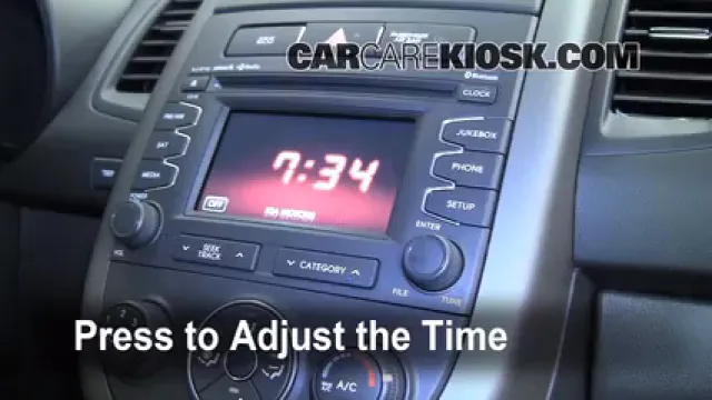2012 Kia Soul ! 2.0L 4 Cyl. Horloge Régler l'horloge